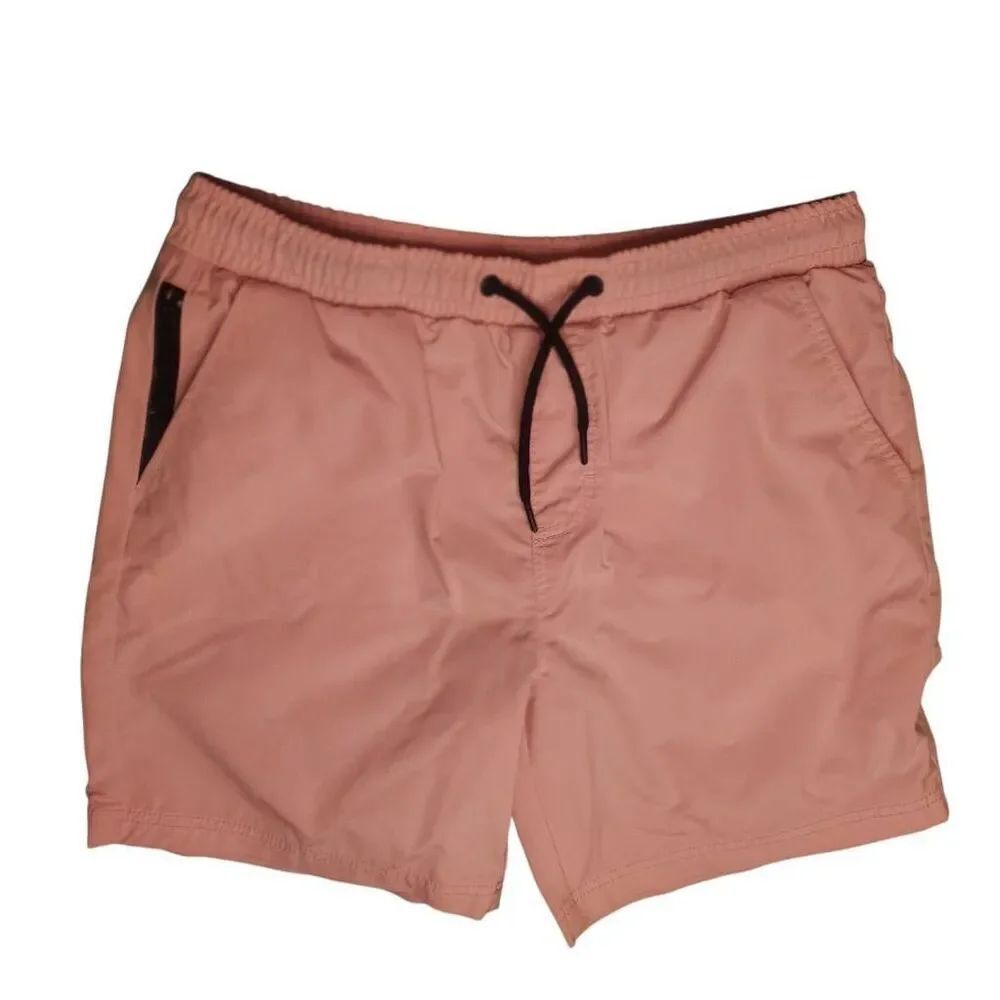 Southpole Standard Issue Elastic Waist Quick Dry Shorts Light Pink  Men's M